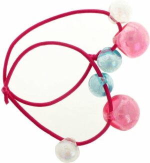 Haarelastiekjes Inca Multicolour Kralen (2 Onderdelen)