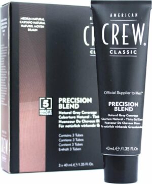 American Crew Precision Blend Lote Cream Number 7/8 Gel Set, Light - Pack of 3