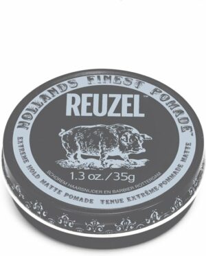 Reuzel hollands Finest Pomade Mocno Utrwalaj ca Pomada Na Bazie Wody Black 35g