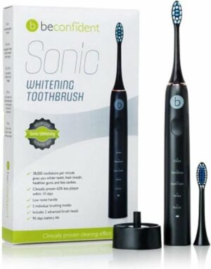 Beconfident Sonic Electric Whitening Toothbrush Black-Rose Gold