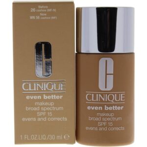 CLINIQUE Even Better Makeup SPF15 Evens and Corrects podk ad wyr wnuj cy koloryt sk ry 26 Cashew 30ml