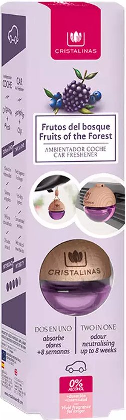 Auto luchtverfrisser Cristalinas Bosvruchten (6 ml)