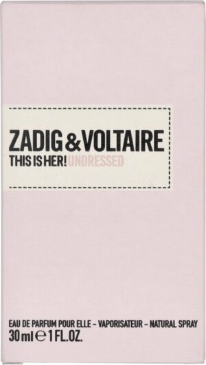 Zadig & Voltaire This Is Her! Undressed 30 ml Eau de Parfum - Damesparfum
