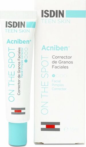 Acne-behandeling Isdin Acniben Gel Gezichts Corrector (15 ml)