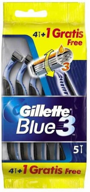 Shaving Razors Gillette Blue 3 Disposable (5 Units)