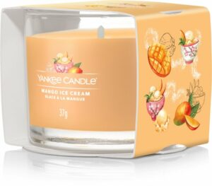 Yankee Candle Geurkaars Filled Votive Mango Ice Cream - 4 cm / ø 5 cm